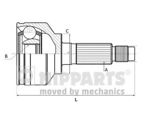 NIPPARTS N2821091 Joint Kit, drive shaft